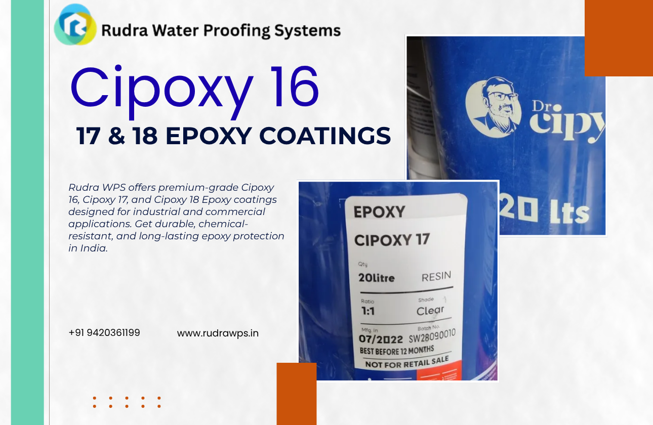 Cipoxy 16, 17 & 18 Epoxy Coatings | High-Performance Epoxy Solutions by Rudra WPS