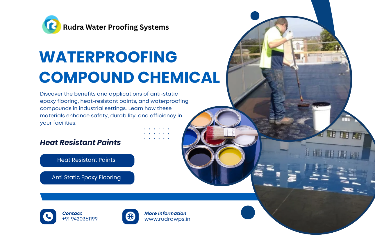 Optimizing Your Industrial Spaces with Anti Static Epoxy Flooring, Heat Resistant Paints, and Waterproofing Compounds