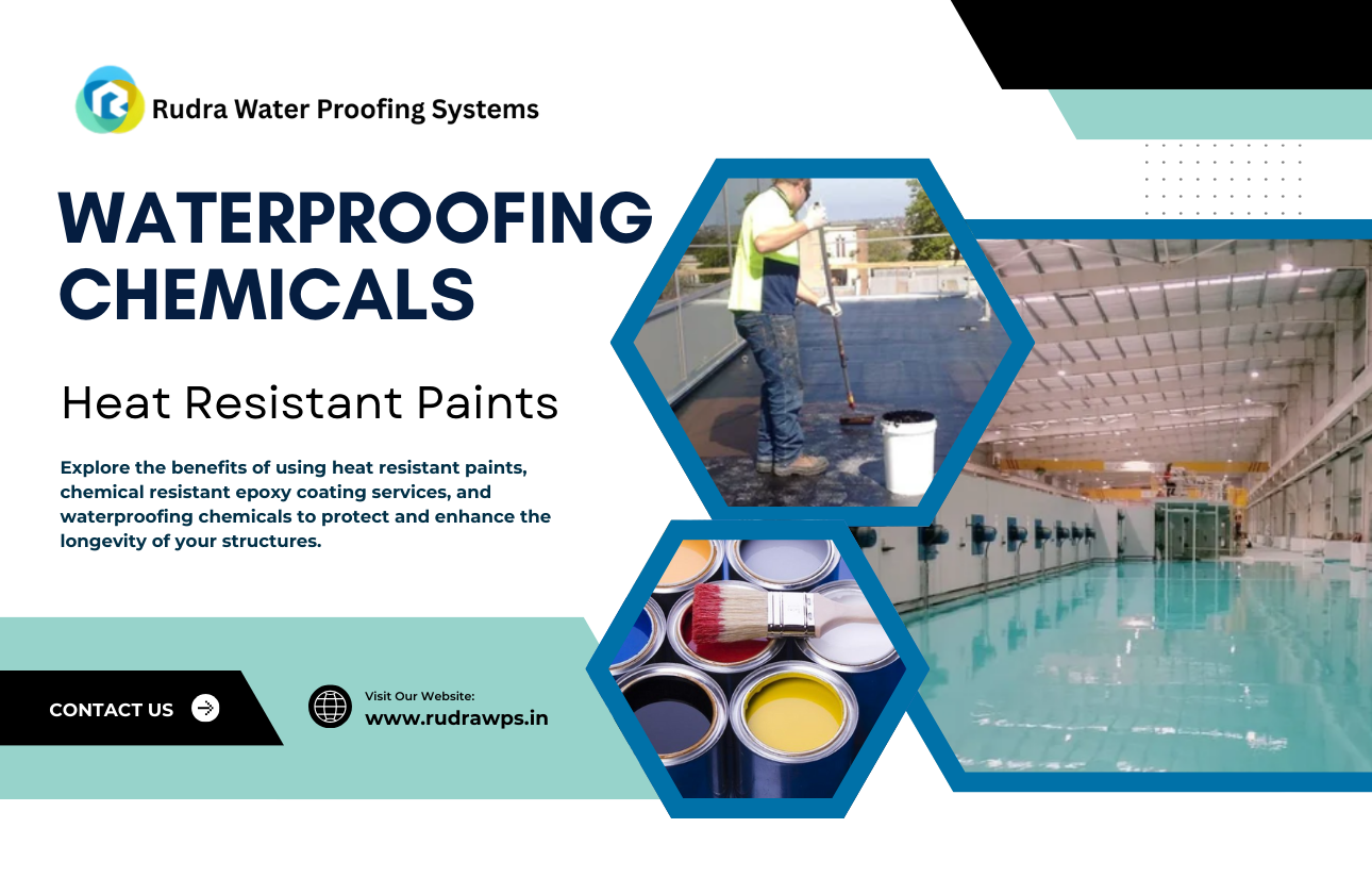Enhancing Durability with Heat Resistant Paints, Chemical Resistant Epoxy Coating, and Waterproofing Chemicals